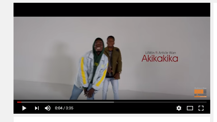 Lil Win – Akikakika ft. Article Wan (Official Video)