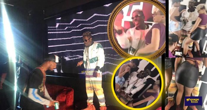 Shatta Wale is shooting a new music video with charming ladies in South Africa