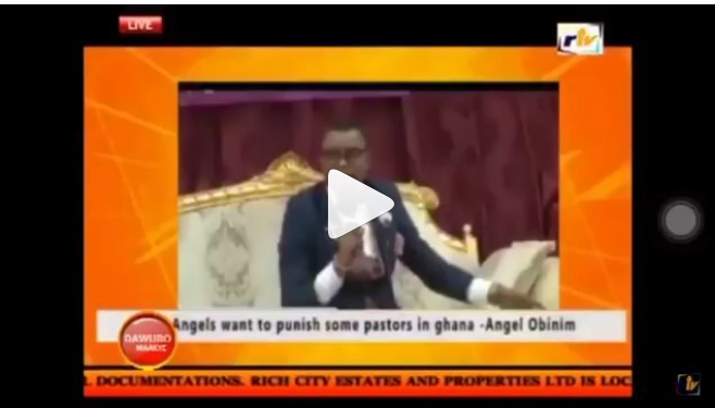 Video Obinim names two of his angel friends who want to punish some pastors in Ghana