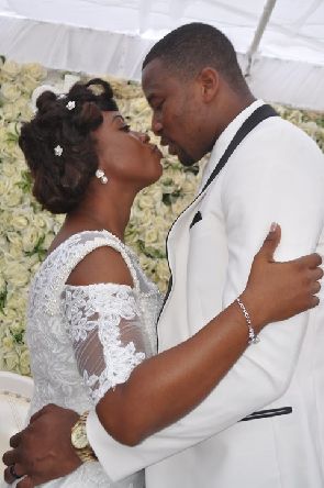 Actress Afia Amoako finally married to Edem