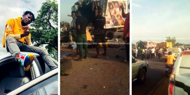 An Eyewitness Narrates Exactly What Caused The Accident In Tamale Involving Zylofon Cash Staff and Fancy Gadam Fans